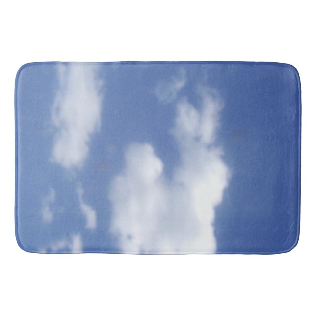 alfombra de baño de nubes en cielo azul (Anverso)
