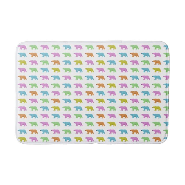 Alfombra de baño de oso polar (Anverso)