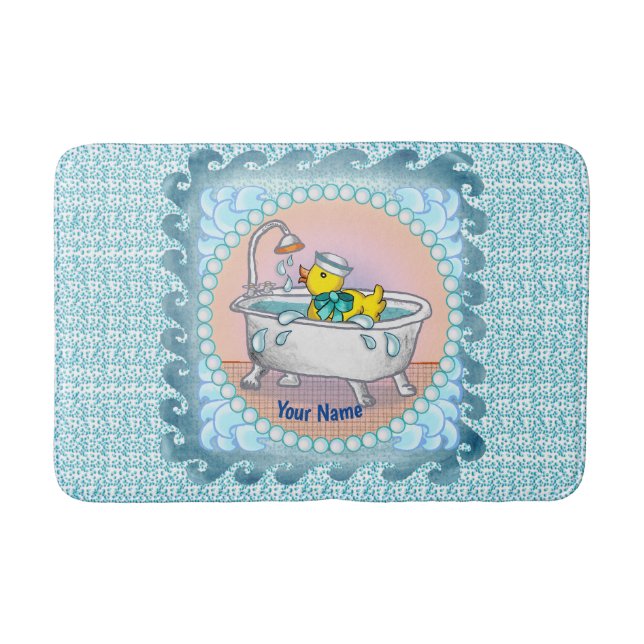 Alfombra de baño de Pato de Goma (Anverso)