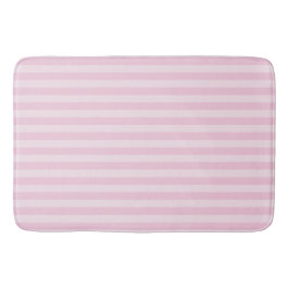 Alfombra de baño de rayas rosadas