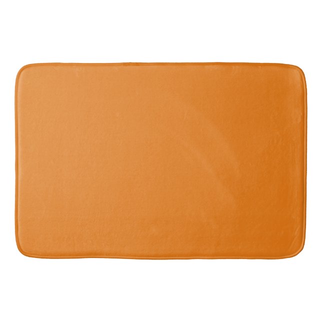 Alfombra de baño de spa de naranja quemada (Anverso)