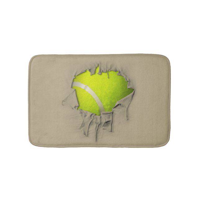 Alfombra de baño de tenis desgastada (Anverso)