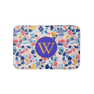 Alfombra de baño de Terrazzo elegante