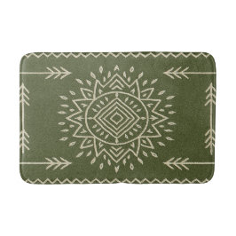 Alfombra de baño de verde salvia silenciado