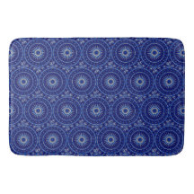 Alfombra de Baño Decorativa Azul