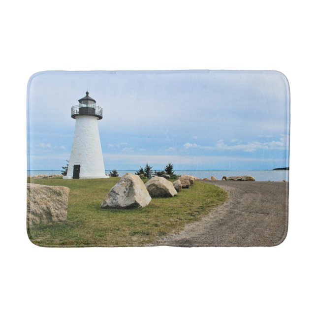 Alfombra de baño del faro de Ned's Point, Massachu (Anverso)
