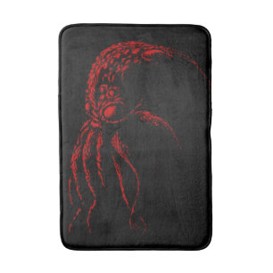 Alfombra de baño del medio del bosquejo de Cthulh