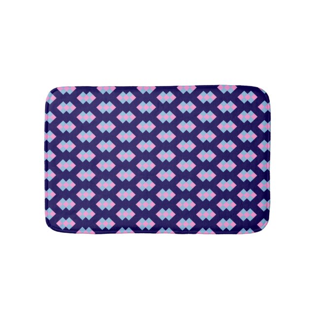 Alfombra de baño Diamond Blue (Anverso)