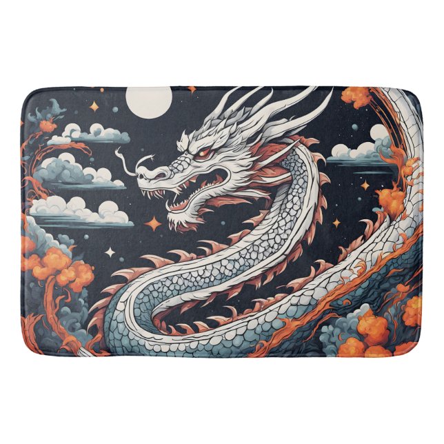 alfombra de baño dragón de la noche (Anverso)