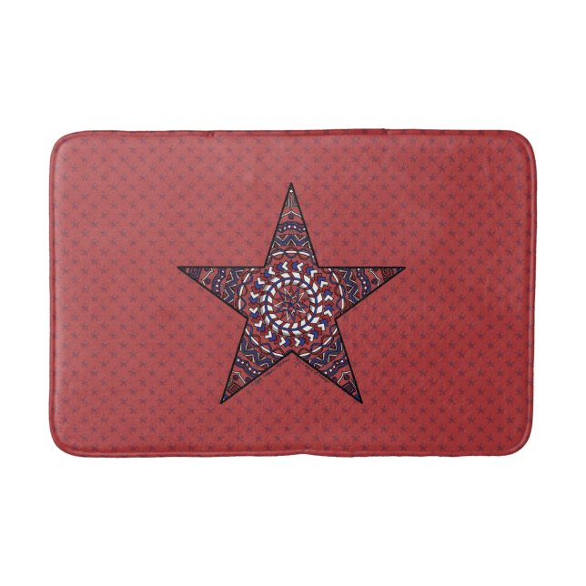 Alfombra de baño Estrella de la Independencia (Anverso)