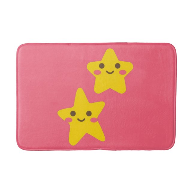 Alfombra de baño Estrellas sonrientes (Anverso)