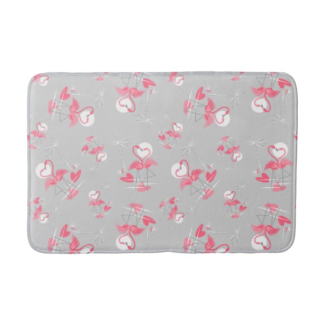 Alfombra de baño Flamingo Love Multi (Anverso)