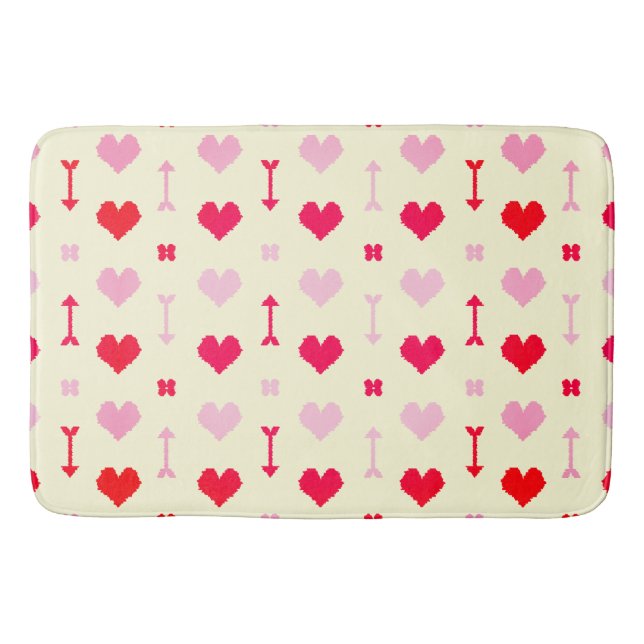 Alfombra de baño Flechas y Flores de Amor (Anverso)