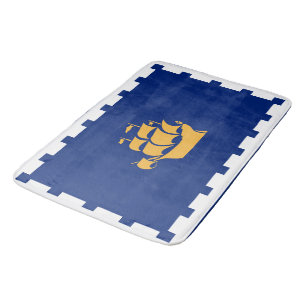 Alfombra de baño grande con la bandera de la ciuda