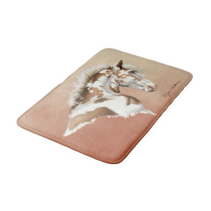 Alfombra de baño grande extendida Mustang Wild
