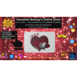 Alfombra de baño Heart Magic Love con fondo blanco