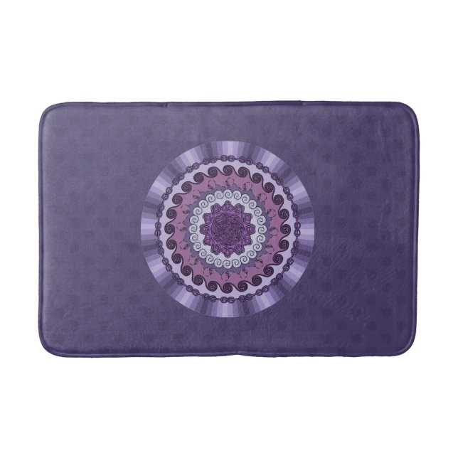 Alfombra de baño Mandala de Viento (Anverso)