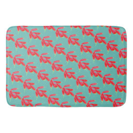 Alfombra de baño manojo de pimientos rojos acuarel