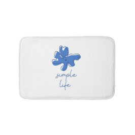 Alfombra de baño minimalista de vida sencilla
