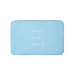Alfombra de baño minimalista 'Verdadera Paz Interi