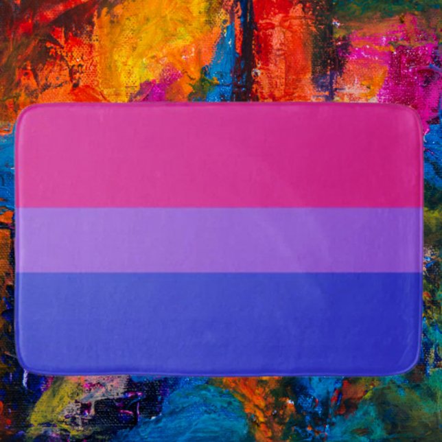 Alfombra de Baño Orgullo Bisexual: Apoyo Vibrante (Subido por el creador)