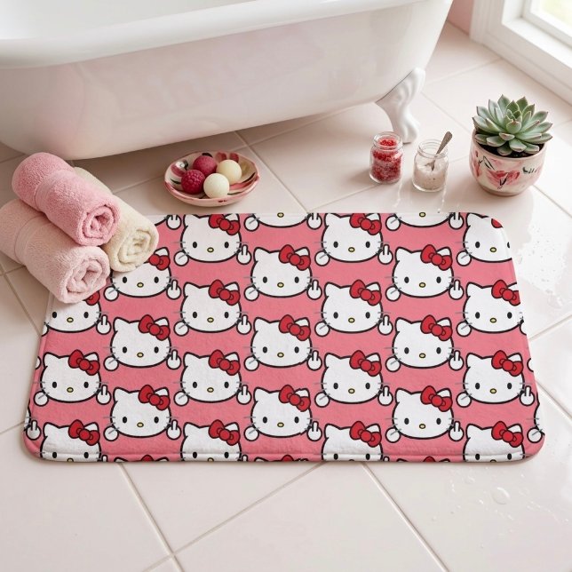 Alfombra de baño para gatito (Subido por el creador)
