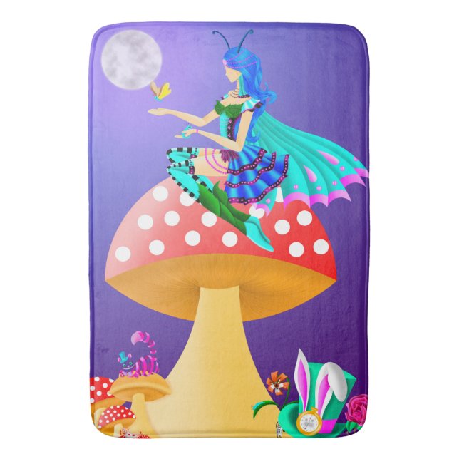 Alfombra de baño Pixie on Mushroom (Frente vertical)