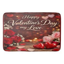Alfombra de baño 'Por siempre tu San Valentín'