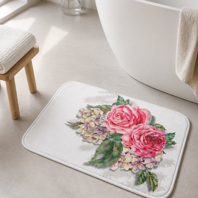 Alfombra de Baño Rosas Rojas Hermosas (Subido por el creador)