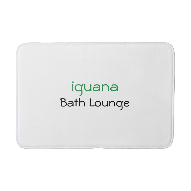 Alfombra de baño Stylish Iguana Bath Lounge (Anverso)