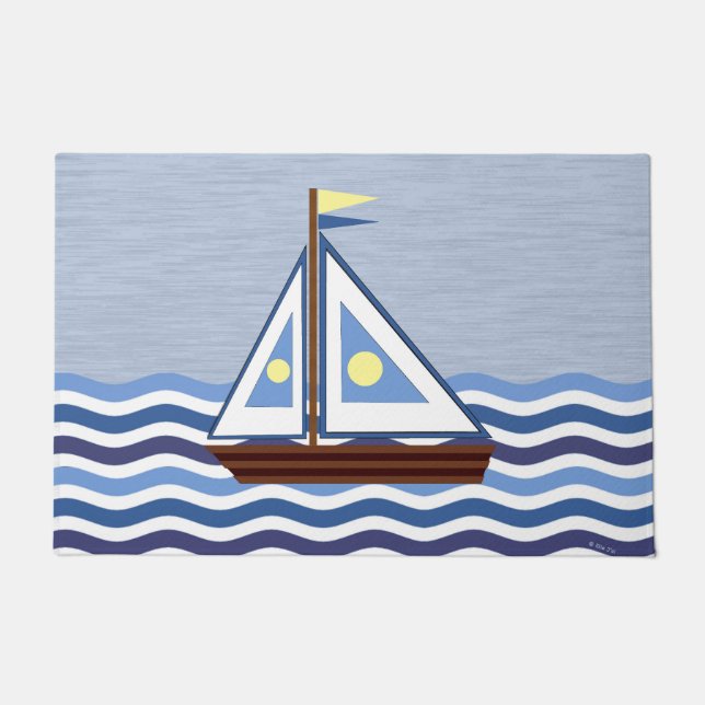 Alfombra de barco de vela (Anverso)