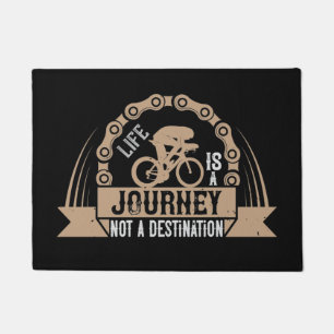 Alfombra de bicicleta - La vida es un viaje