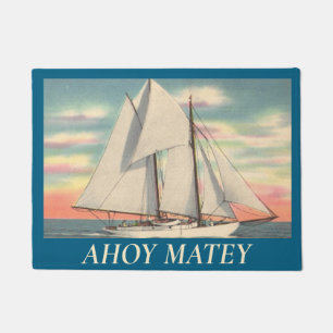 Alfombra de bienvenida Ahoy Matey