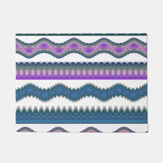 Alfombra de bienvenida Boho Zigzag