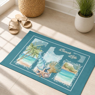 Alfombra de bienvenida Colorida Vida de Playa