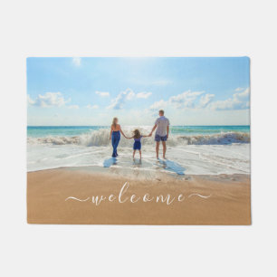 Alfombra de bienvenida con foto personalizada con 
