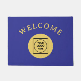 Alfombra de bienvenida con logotipo de negocio per