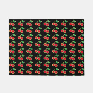 Alfombra de bienvenida de Cerezas Retro