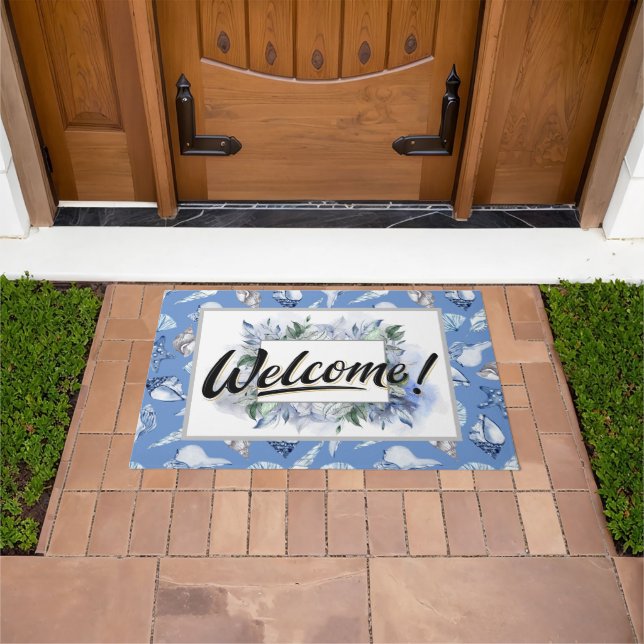 Alfombra de Bienvenida de Conchas Marinas (Exterior)