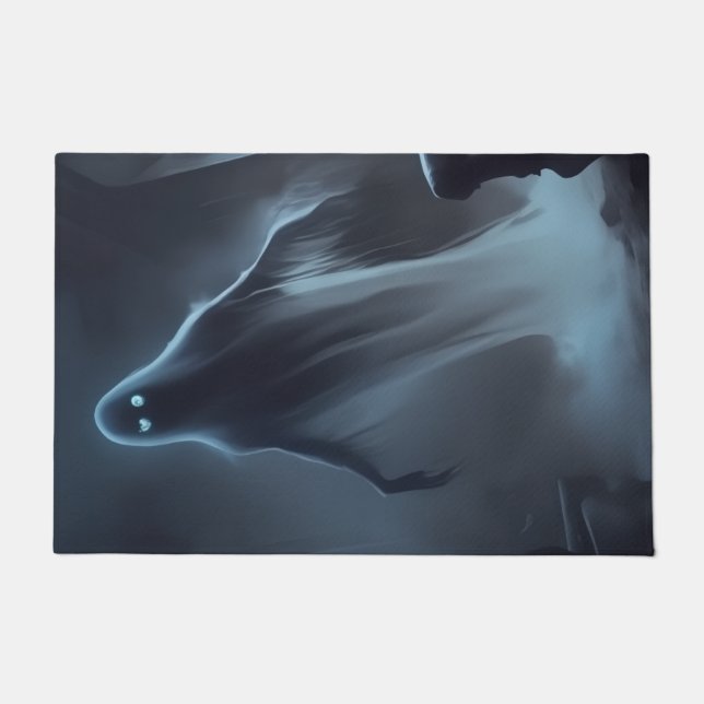Alfombra de bienvenida de fantasma espeluznante (Anverso)
