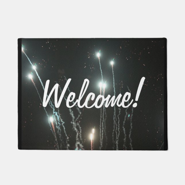 Alfombra de Bienvenida de Fuegos Artificiales (Anverso)