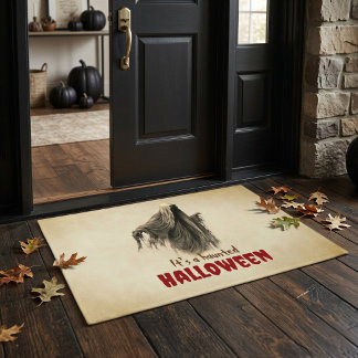 Alfombra de bienvenida de Halloween de fantasma vi