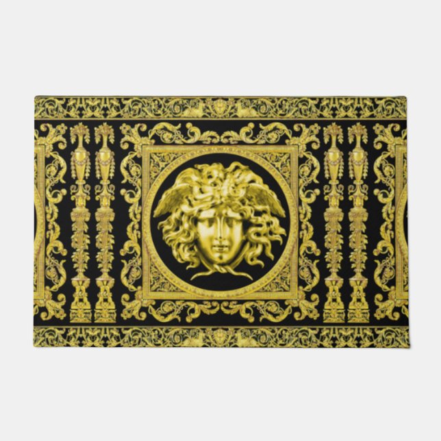Alfombra de bienvenida de Medusa dorada (Anverso)