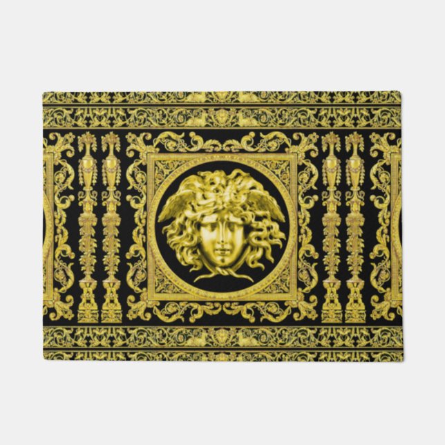 Alfombra de bienvenida de Medusa dorada (Anverso)