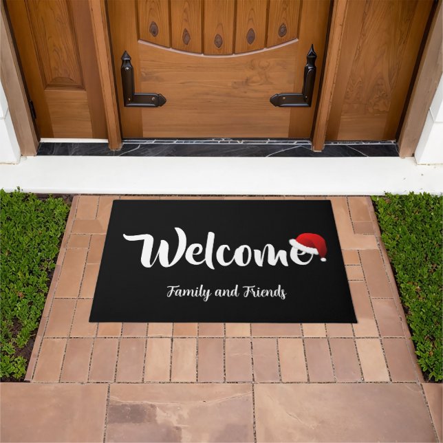 Alfombra de bienvenida de Navidad (Exterior)