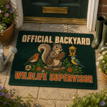 Alfombra de bienvenida de Supervisor Oficial de Vi