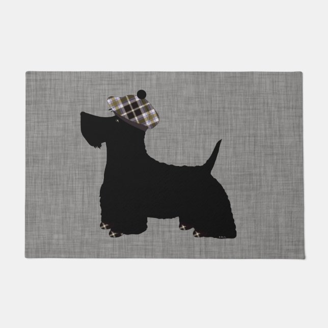 Alfombra de bienvenida de Terrier Escocés (Anverso)