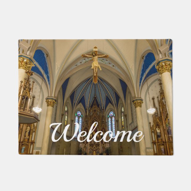Alfombra de bienvenida del altar de San Pedro (Anverso)