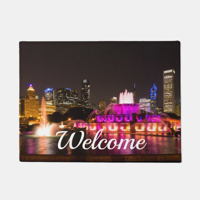 Alfombra de bienvenida del Grant Park Chicago (Anverso)