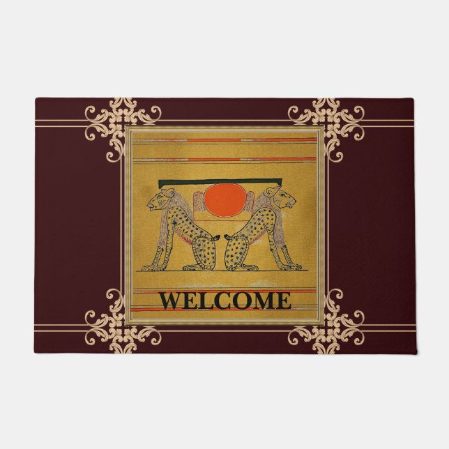 Alfombra de bienvenida Dioses Egipcios (Anverso)